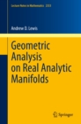 Geometric Analysis on Real Analytic Manifolds - eBook