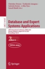 Database and Expert Systems Applications : 34th International Conference, DEXA 2023, Penang, Malaysia, August 28-30, 2023, Proceedings, Part II - Book