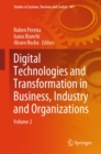 Digital Technologies and Transformation in Business, Industry and Organizations : Volume 2 - eBook