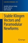Stable Klingen Vectors and Paramodular Newforms - Book