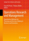 Operations Research and Management : Quantitative Methods for Planning and Decision-Making in Business and Economics - Book