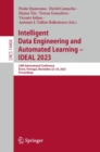 Intelligent Data Engineering and Automated Learning - IDEAL 2023 : 24th International Conference, Evora, Portugal, November 22-24, 2023, Proceedings - eBook