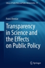 Transparency in Science and the Effects on Public Policy - eBook