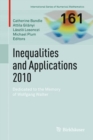 Inequalities and Applications 2010 : Dedicated to the Memory of Wolfgang Walter - eBook
