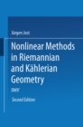 Nonlinear Methods in Riemannian and Kahlerian Geometry : Delivered at the German Mathematical Society Seminar in Dusseldorf in June, 1986 - eBook
