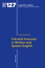 Full-verb Inversion in Written and Spoken English - eBook