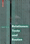 Relationen: Texte und Bauten - eBook