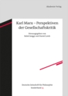 Karl Marx - Perspektiven der Gesellschaftskritik - eBook