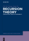 Recursion Theory : Computational Aspects of Definability - eBook
