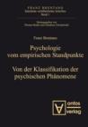 Psychologie vom empirischen Standpunkt. Von der Klassifikation psychischer Phanomene - eBook