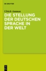 Die Stellung der deutschen Sprache in der Welt - eBook