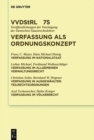 Verfassung als Ordnungskonzept : Referate und Diskussionen auf der Tagung der Vereinigung der Deutschen Staatsrechtslehrer in Speyer vom 7. bis zum 10. Oktober 2015 - eBook