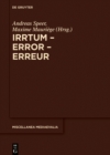 Irrtum - Error - Erreur - eBook