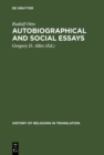 Autobiographical and Social Essays - eBook