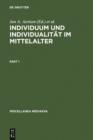 Individuum und Individualitat im Mittelalter - eBook