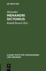 Menandri Sicyonius - eBook