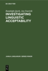 Investigating Linguistic Acceptability - eBook