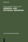 General and Rational Grammar : The Port-Royal Grammar - eBook