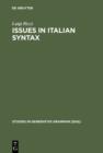 Issues in Italian Syntax - eBook