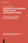 Heronis quae feruntur stereometrica et de mensuris - eBook