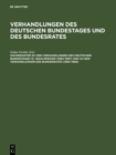 Sachregister zu den Verhandlungen des Deutschen Bundestages 10. Wahlperiode (1983-1987) und zu den Verhandlungen des Bundesrates (1983-1986) - eBook