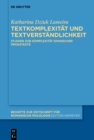Textkomplexitat und Textverstandlichkeit : Studien zur Komplexitat spanischer Prosatexte - eBook