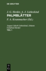 J. G. Herder; A. J. Liebeskind: Palmblatter. Teil 1 - eBook