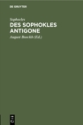 Des Sophokles Antigone - eBook