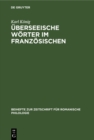 Uberseeische Worter im Franzosischen : (16.-18. Jahrhundert) - eBook