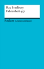 Lektureschlussel. Ray Bradbury: Fahrenheit 451 : Reclam Lektureschlussel - eBook