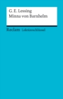 Lektureschlussel. Gotthold Ephraim Lessing: Minna von Barnhelm : Reclam Lektureschlussel - eBook