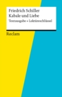 Textausgabe + Lektureschlussel. Friedrich Schiller: Kabale und Liebe - eBook