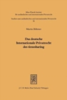 Das deutsche Internationale Privatrecht des Timesharing - Book
