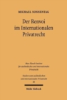 Der Renvoi im Internationalen Privatrecht - Book