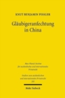 Glaubigeranfechtung in China : Eine rechtshistorisch-rechtsvergleichende Untersuchung zur Rechtstransplantation - Book