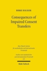 Consequences of Impaired Consent Transfers : A Structural Comparison of English and German Law - Book