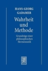 Gesammelte Werke : Band 1: Hermeneutik I: Wahrheit und Methode: Grundzuge einer philosophischen Hermeneutik - Book