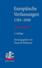 Europaische Verfassungen 1789-1990 : Textsammlung - Book