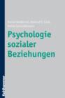 Psychologie sozialer Beziehungen - eBook