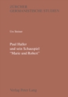 Paul Haller und sein Schauspiel «Marie und Robert» - Book