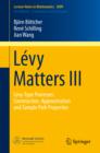Levy Matters III : Levy-Type Processes: Construction, Approximation and Sample Path Properties - eBook
