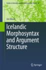 Icelandic Morphosyntax and Argument Structure - eBook