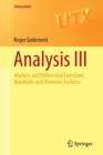 Analysis III : Analytic and Differential Functions, Manifolds and Riemann Surfaces - Book