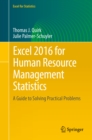 Excel 2016 for Human Resource Management Statistics : A Guide to Solving Practical Problems - eBook
