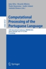 Computational Processing of the Portuguese Language : 12th International Conference, PROPOR 2016, Tomar, Portugal, July 13-15, 2016, Proceedings - Book