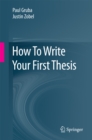 How To Write Your First Thesis - eBook