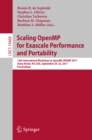 Scaling OpenMP for Exascale Performance and Portability : 13th International Workshop on OpenMP, IWOMP 2017, Stony Brook, NY, USA, September 20-22, 2017, Proceedings - eBook