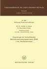 Anwendungen der hochauflosenden Sekundarionenmassenspektrometrie (SIMS) in der Oberflachenanalyse - eBook