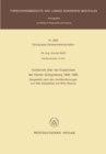 Vorbericht uber die Ergebnisse der Kolner Domgrabung 1946 - 1983 : Dargestellt nach den Veroffentlichungen von Otto Doppelfeld und Willy Weyres - eBook