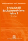Frick/Knoll Baukonstruktionslehre 1 - eBook